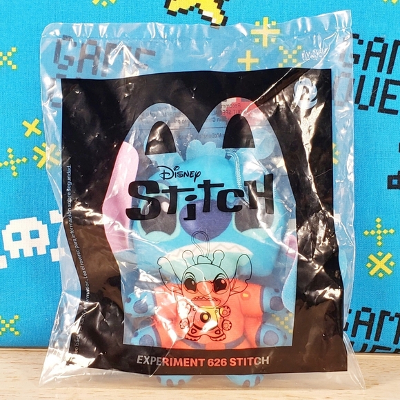 McDonalds Disney's LILO & Stitch HTF Exclusive Experiment 626 Action Plush NEW - Picture 2 of 5